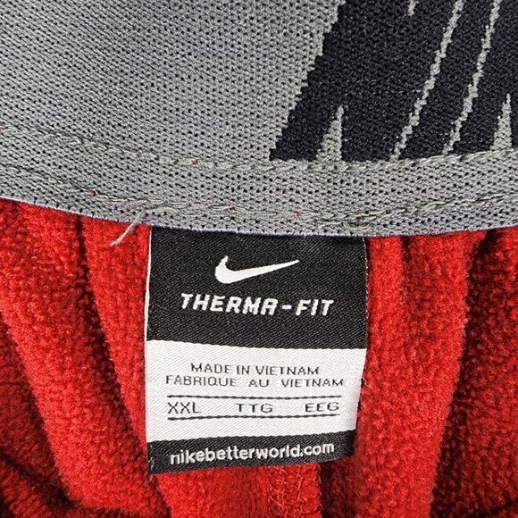 Mens Red Nike Therma-Fit Sweatpants Oklahoma Sooners Polyester Athletic Size XXL - Picture 7 of 15
